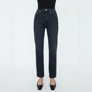 Toteme- regular fit denim vintage black 24/32